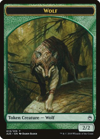 Wolf Token (013) [Masters 25 Tokens] | GnG Games