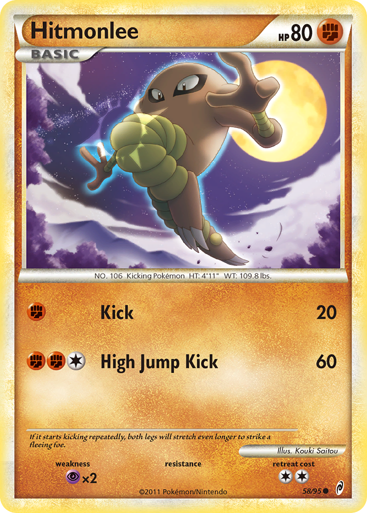 Hitmonlee (58/95) [HeartGold & SoulSilver: Call of Legends] | GnG Games