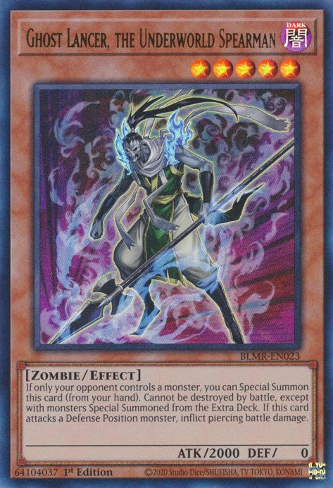 Ghost Lancer, the Underworld Spearman [BLMR-EN023] Ultra Rare | GnG Games