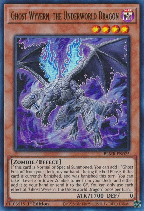 Ghost Wyvern, the Underworld Dragon [BLMR-EN025] Ultra Rare | GnG Games