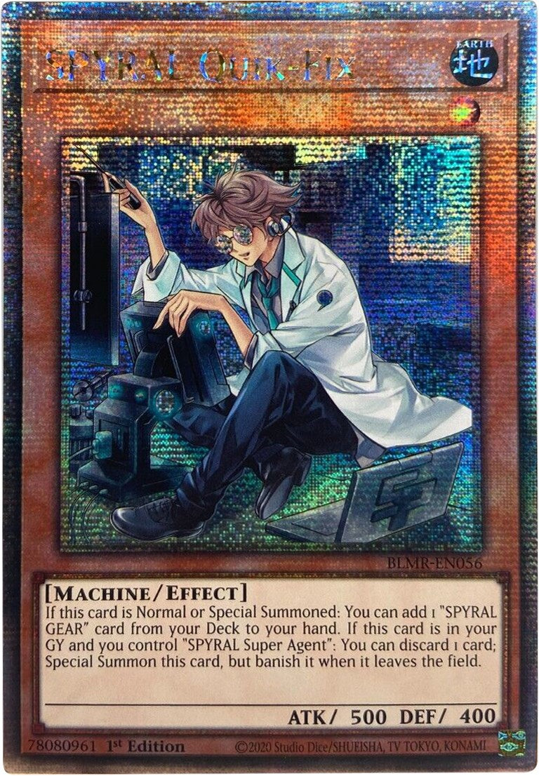 SPYRAL Quik-Fix [BLMR-EN056] Quarter Century Secret Rare | GnG Games