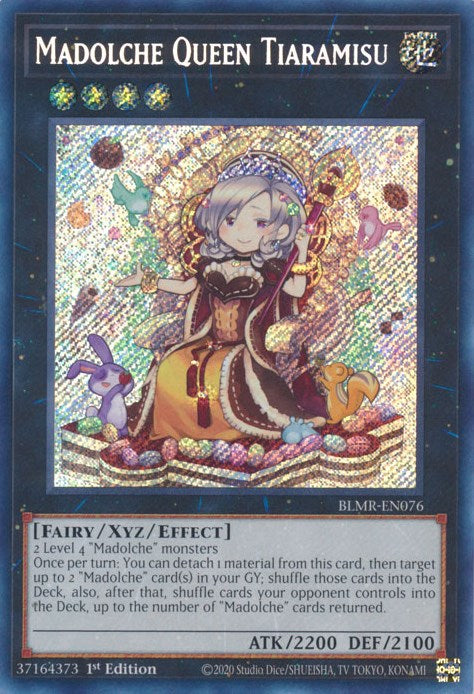 Madolche Queen Tiaramisu [BLMR-EN076] Secret Rare | GnG Games