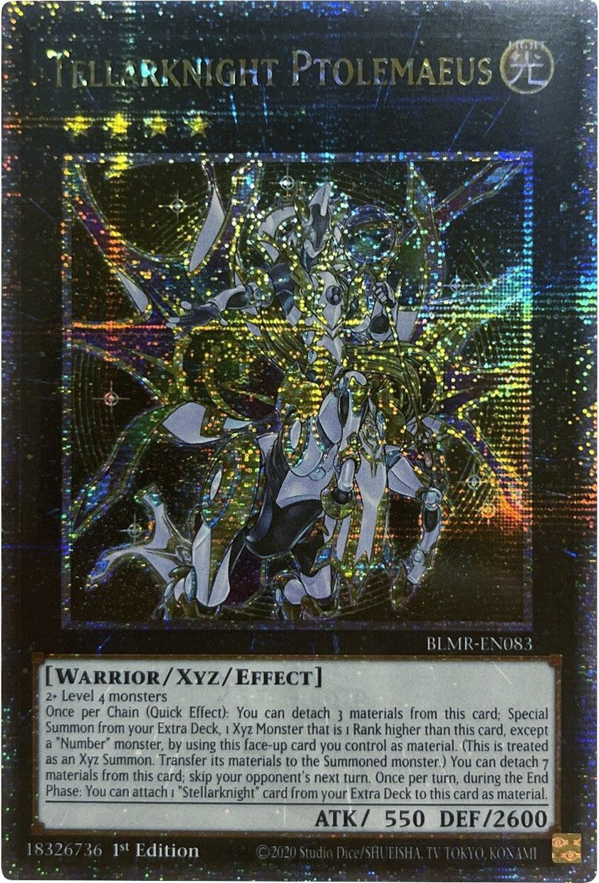 Tellarknight Ptolemaeus [BLMR-EN083] Quarter Century Secret Rare | GnG Games