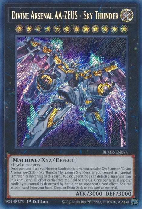 Divine Arsenal AA-ZEUS - Sky Thunder [BLMR-EN084] Secret Rare | GnG Games