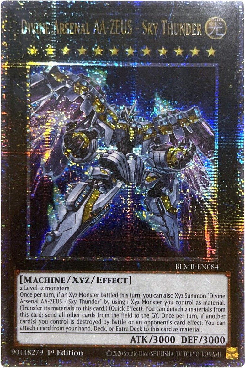 Divine Arsenal AA-ZEUS - Sky Thunder [BLMR-EN084] Quarter Century Secret Rare | GnG Games