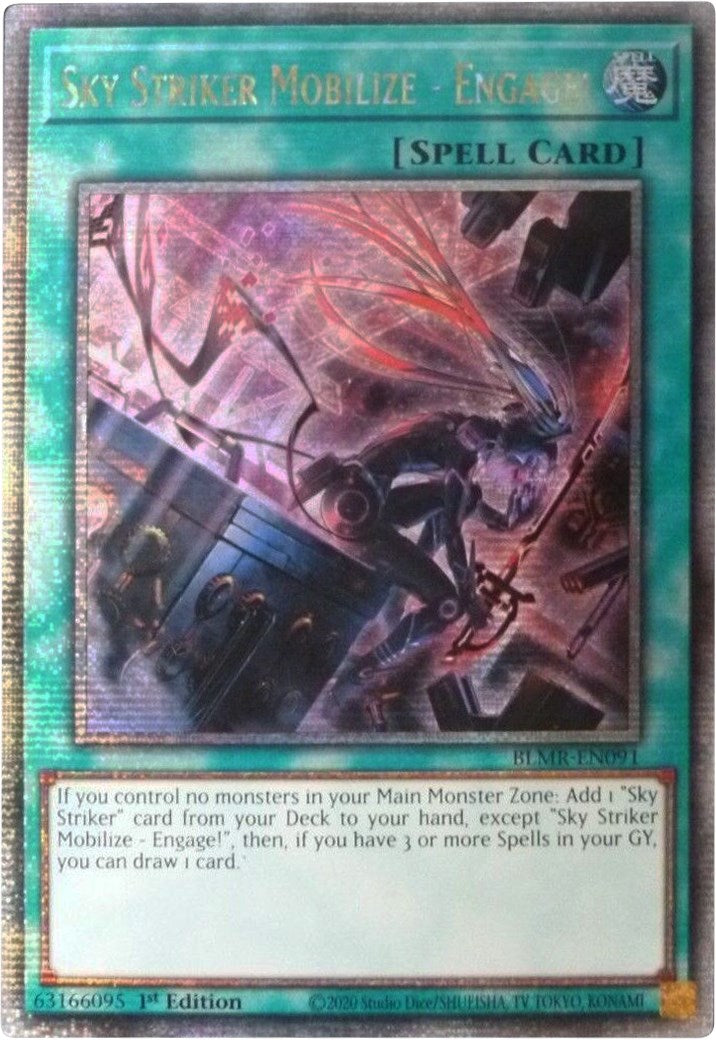 Sky Striker Mobilize - Engage! [BLMR-EN091] Quarter Century Secret Rare | GnG Games