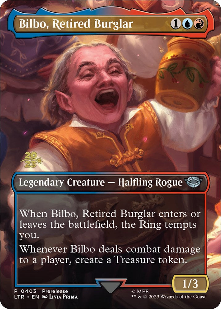 Bilbo, Retired Burglar [The Lord of the Rings: Tales of Middle-Earth Prerelease Promos] | GnG Games