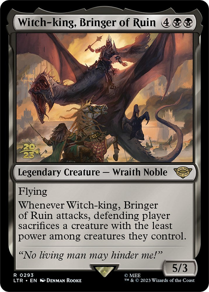 Witch-king, Bringer of Ruin [The Lord of the Rings: Tales of Middle-Earth Prerelease Promos] | GnG Games