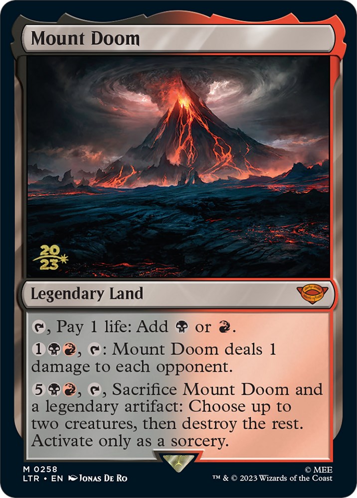 Mount Doom [The Lord of the Rings: Tales of Middle-Earth Prerelease Promos] | GnG Games