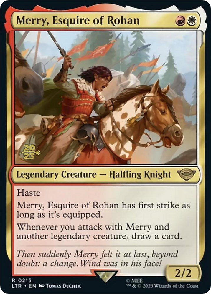 Merry, Esquire of Rohan [The Lord of the Rings: Tales of Middle-Earth Prerelease Promos] | GnG Games