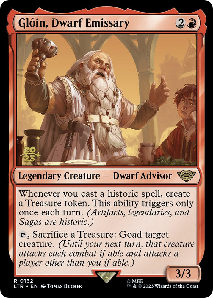 Gloin, Dwarf Emissary [The Lord of the Rings: Tales of Middle-Earth Prerelease Promos] | GnG Games