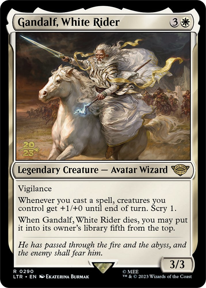 Gandalf, White Rider [The Lord of the Rings: Tales of Middle-Earth Prerelease Promos] | GnG Games