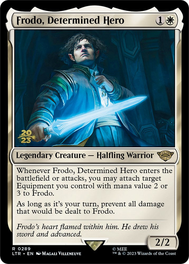 Frodo, Determined Hero [The Lord of the Rings: Tales of Middle-Earth Prerelease Promos] | GnG Games