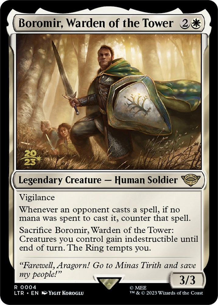 Boromir, Warden of the Tower [The Lord of the Rings: Tales of Middle-Earth Prerelease Promos] | GnG Games