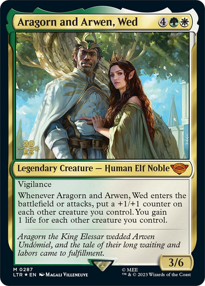 Aragorn and Arwen, Wed [The Lord of the Rings: Tales of Middle-Earth Prerelease Promos] | GnG Games