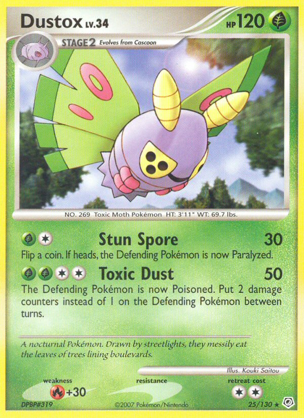 Dustox (25/130) [Diamond & Pearl: Base Set] | GnG Games