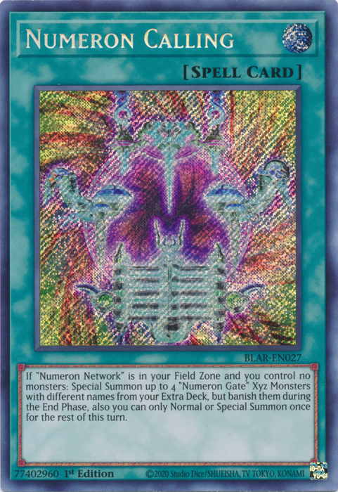 Numeron Calling [BLAR-EN027] Secret Rare | GnG Games
