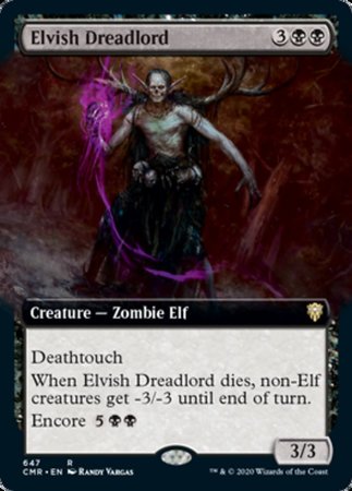 Elvish Dreadlord (Extended Art) [Commander Legends] | GnG Games