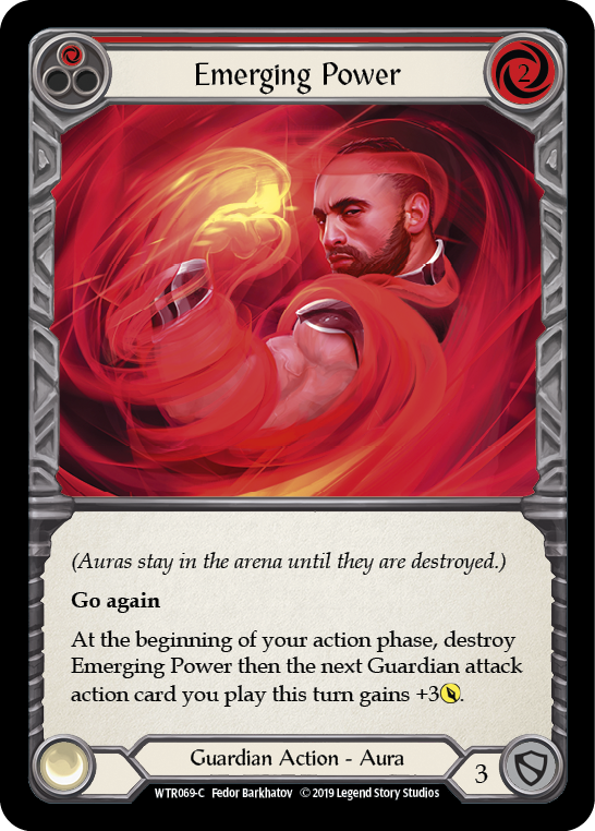 Emerging Power (Red) [WTR069-C] Alpha Print Rainbow Foil | GnG Games