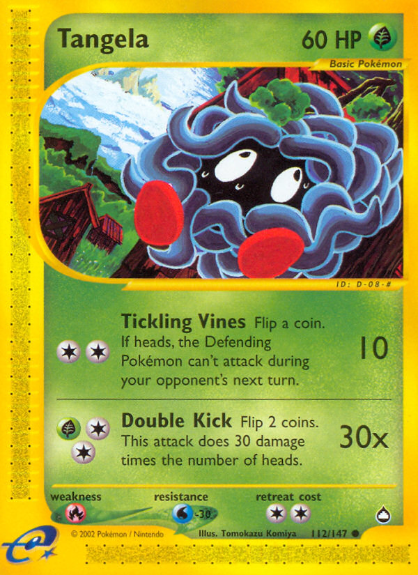 Tangela (112/147) [Aquapolis] | GnG Games