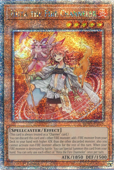 Hiita the Fire Channeler [DUNE-EN026] Quarter Century Secret Rare | GnG Games