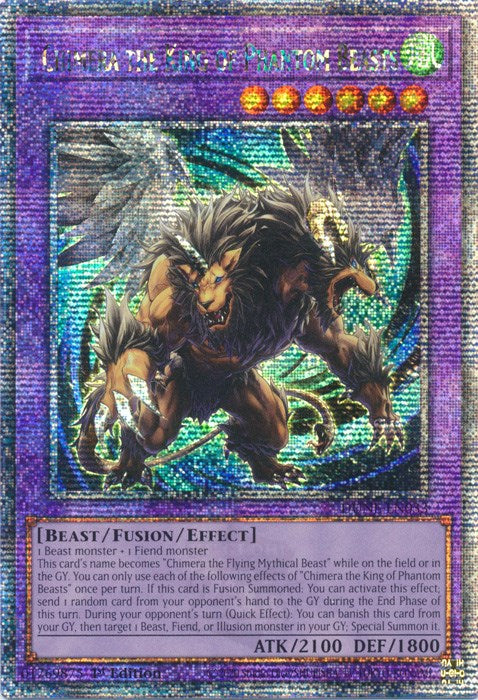 Chimera the King of Phantom Beasts [DUNE-EN033] Quarter Century Secret Rare | GnG Games