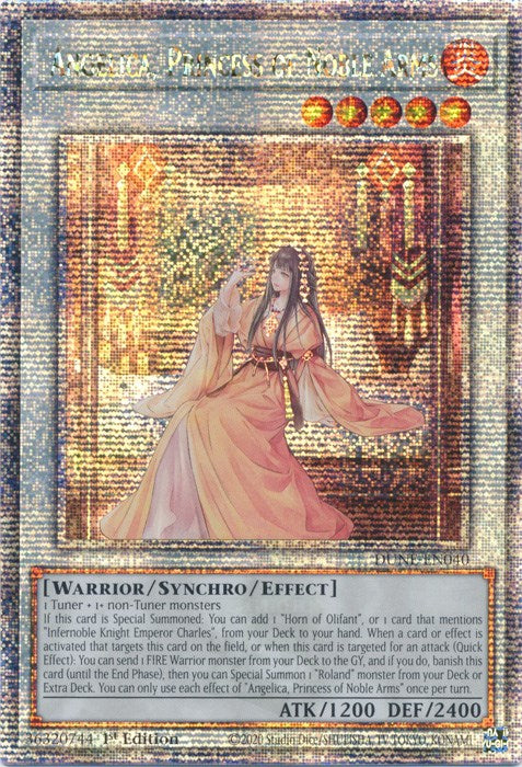 Angelica, Princess of Noble Arms [DUNE-EN040] Quarter Century Secret Rare | GnG Games