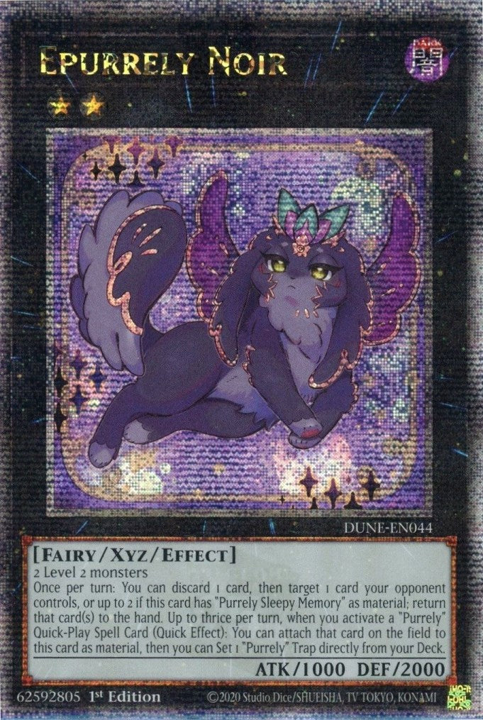 Epurrely Noir [DUNE-EN044] Quarter Century Secret Rare | GnG Games