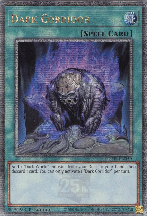 Dark Corridor [DUNE-EN059] Quarter Century Secret Rare | GnG Games