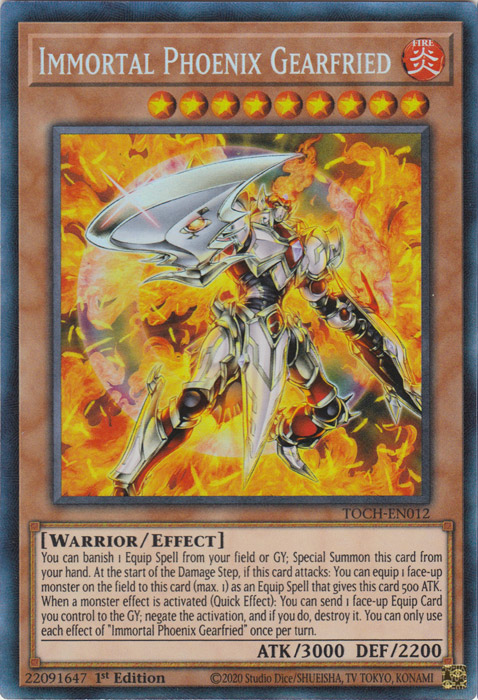 Immortal Phoenix Gearfried (CR) [TOCH-EN012] Collector's Rare | GnG Games