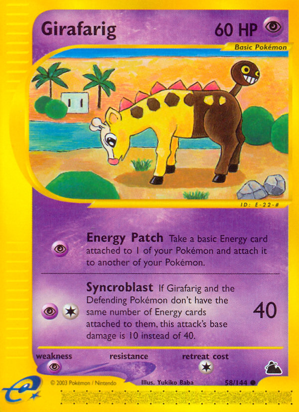 Girafarig (58/144) [Skyridge] | GnG Games