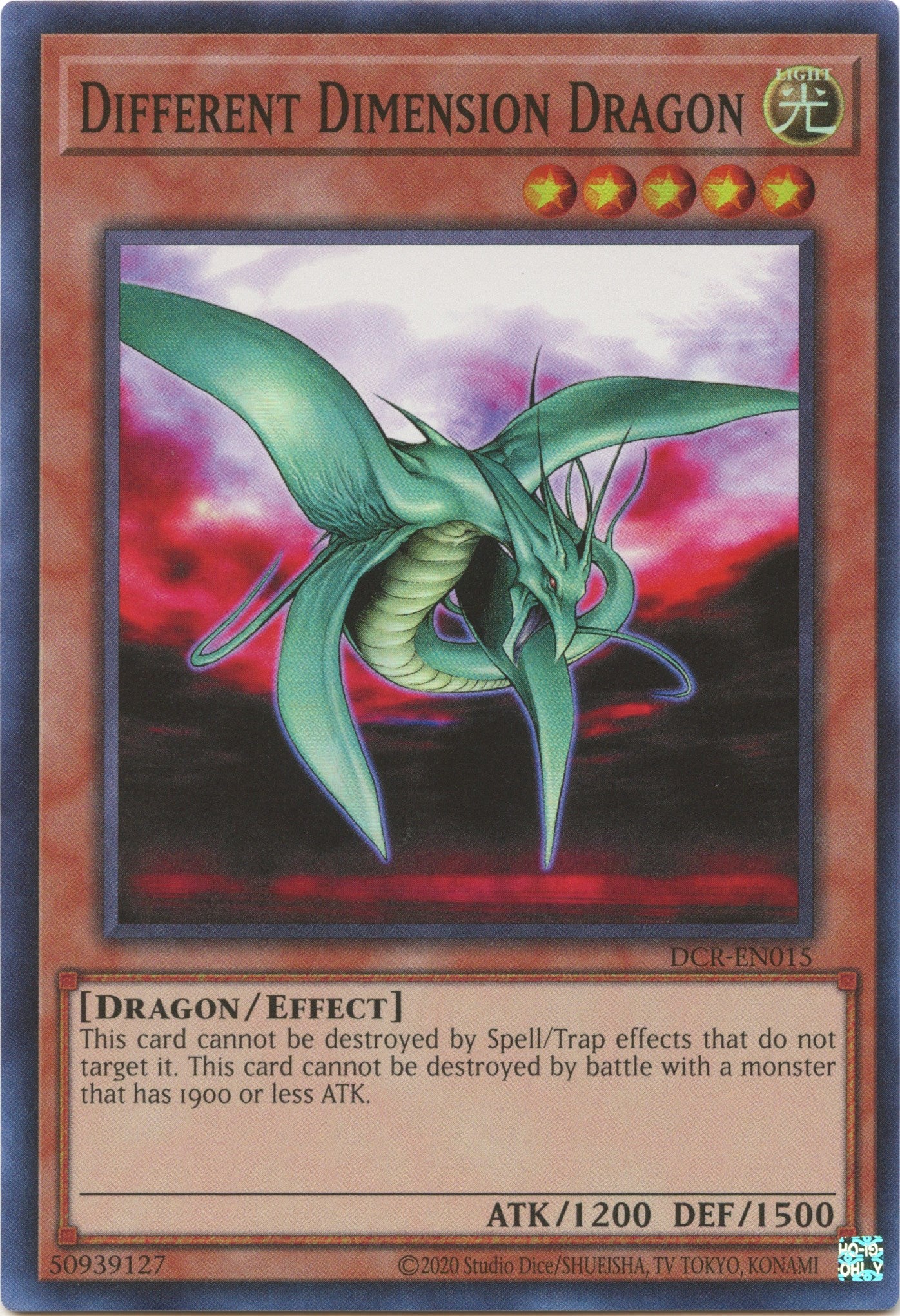 Different Dimension Dragon (25th Anniversary) [DCR-EN015] Super Rare | GnG Games