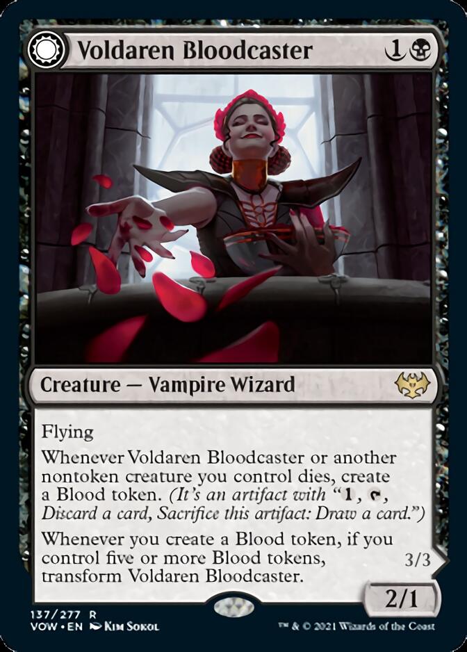 Voldaren Bloodcaster // Bloodbat Summoner [Innistrad: Crimson Vow] | GnG Games