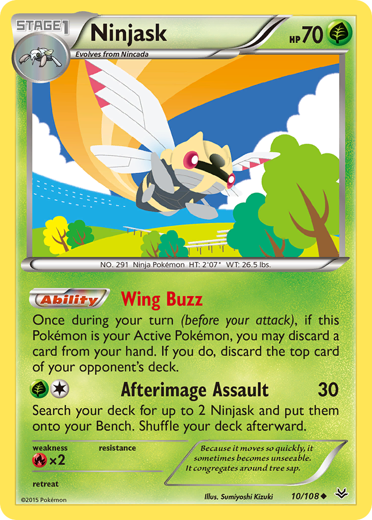 Ninjask (10/108) [XY: Roaring Skies] | GnG Games