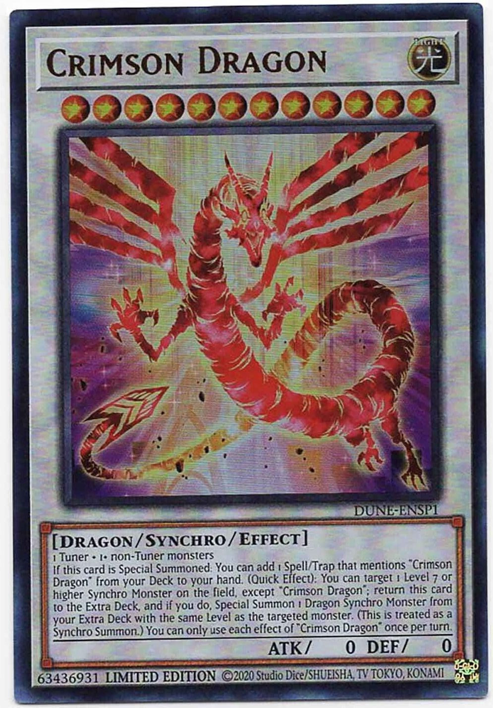 Crimson Dragon [DUNE-ENSP1] Ultra Rare | GnG Games