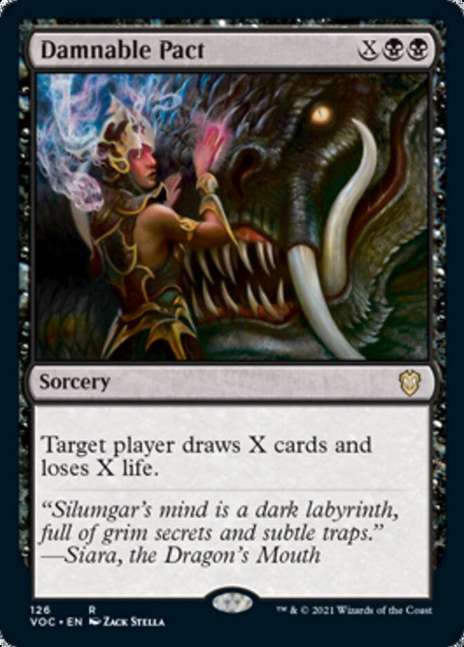 Damnable Pact [Innistrad: Crimson Vow Commander] | GnG Games
