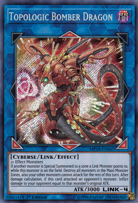 Topologic Bomber Dragon [MP18-EN065] Secret Rare | GnG Games