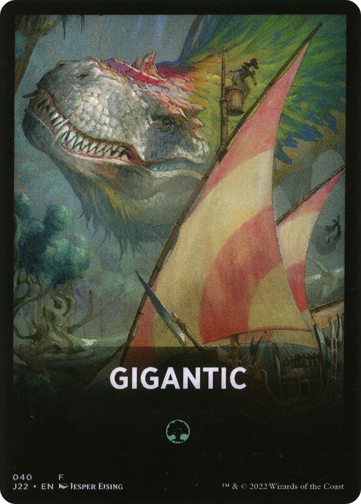 Gigantic Theme Card [Jumpstart 2022 Front Cards] | GnG Games