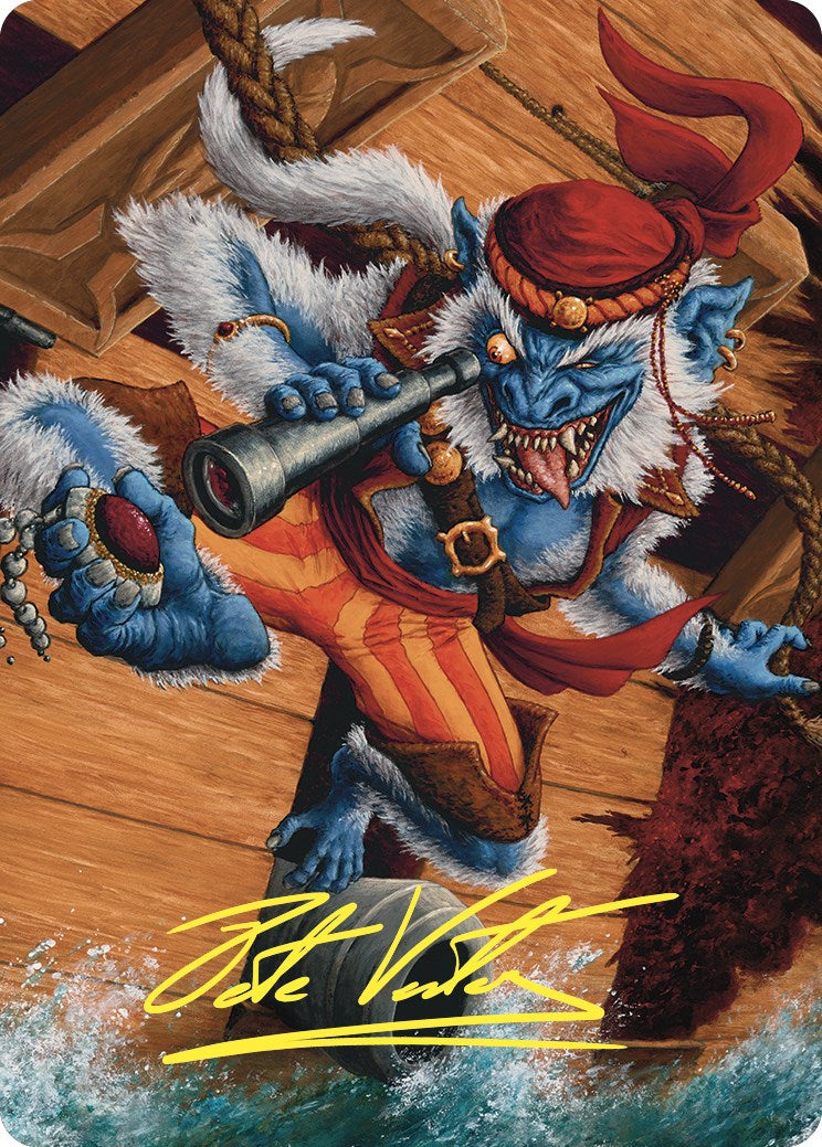 Treasure Nabber Art Card (Gold-Stamped Signature) [Commander Masters Art Series] | GnG Games