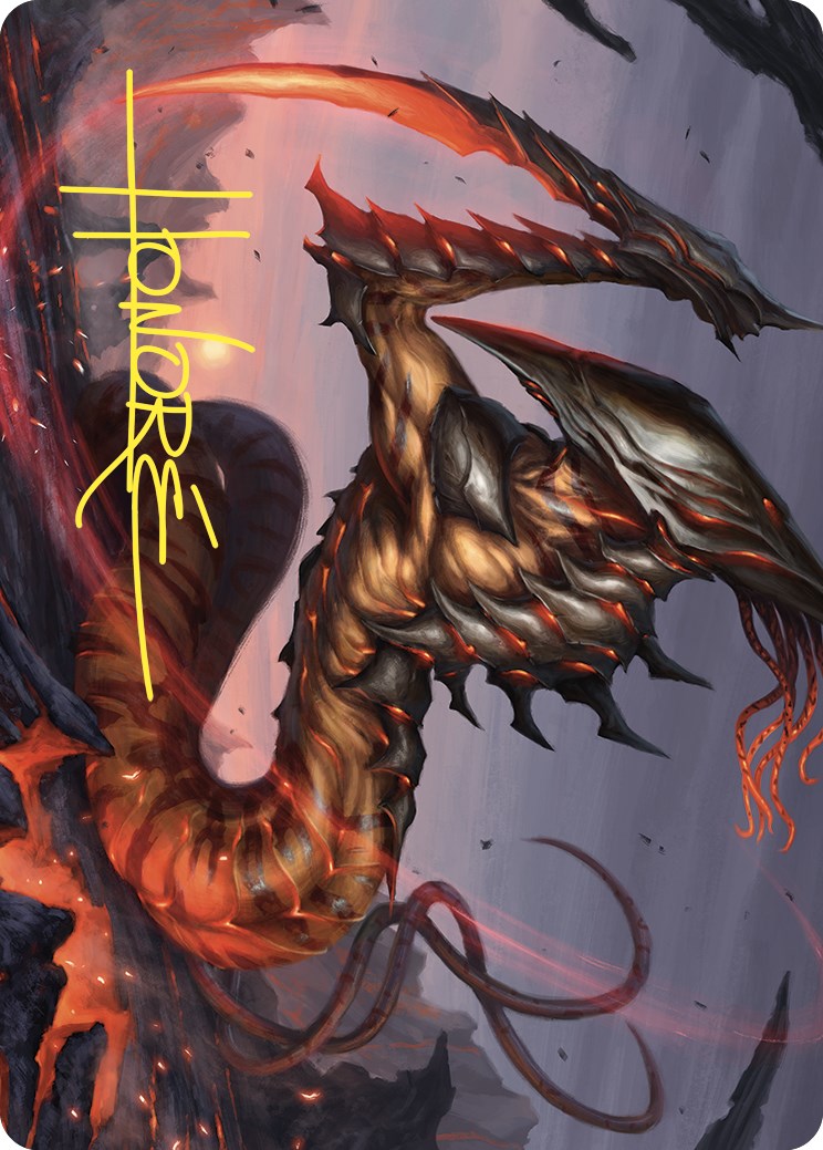 Blade Sliver Art Card (Gold-Stamped Signature) [Commander Masters Art Series] | GnG Games