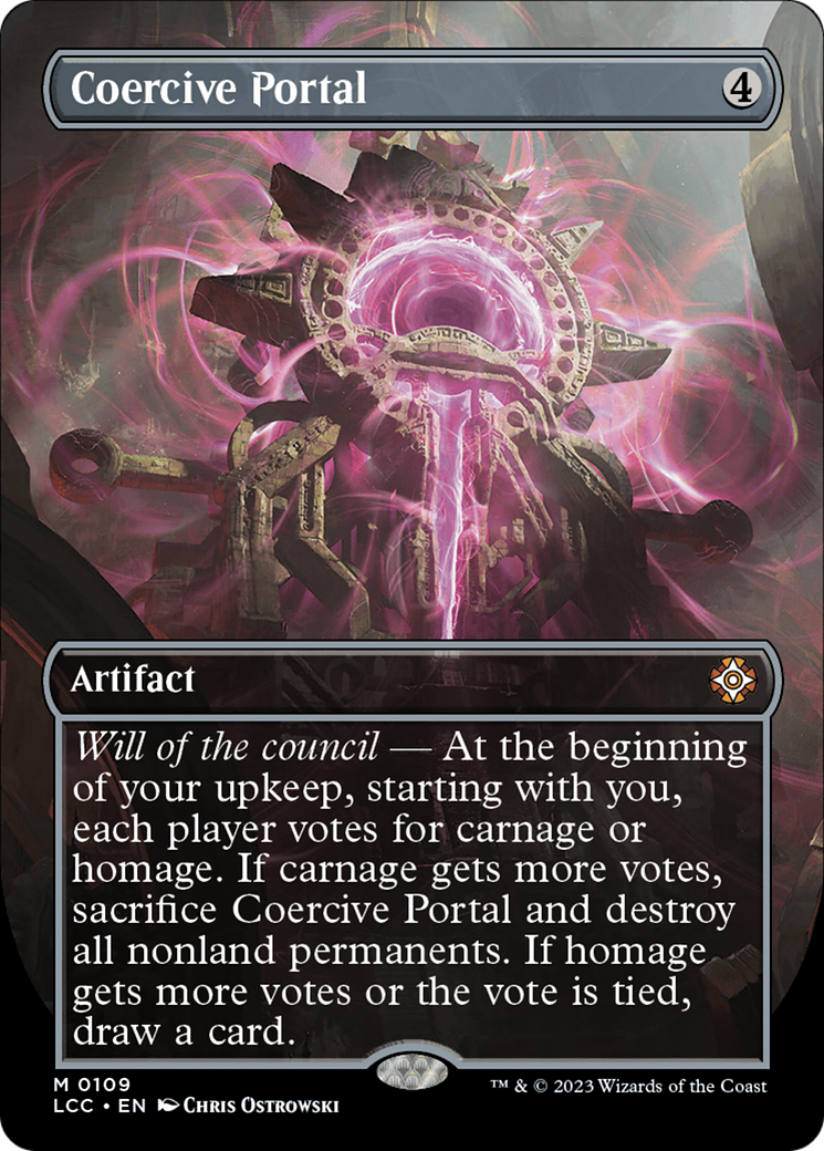 Coercive Portal (Borderless) [The Lost Caverns of Ixalan Commander] | GnG Games