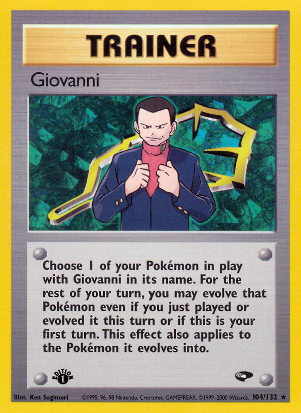 Giovanni (104/132) [Gym Challenge 1st Edition] | GnG Games