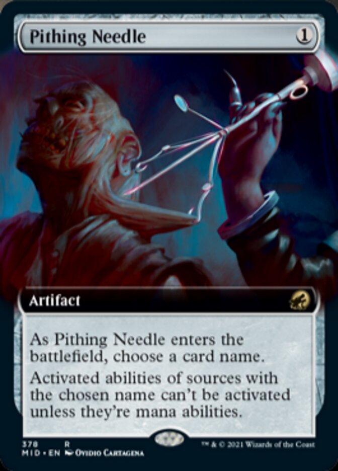 Pithing Needle (Extended) [Innistrad: Midnight Hunt] | GnG Games