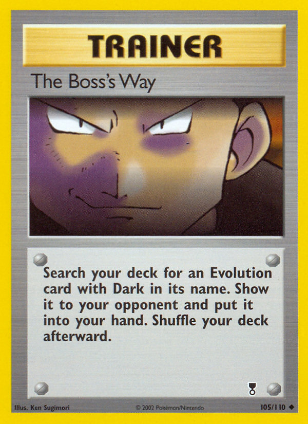 The Boss's Way (105/110) [Legendary Collection] | GnG Games