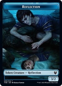 Reflection // Satyr Double-sided Token [Theros Beyond Death Tokens] | GnG Games