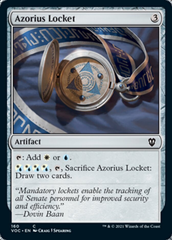 Azorius Locket [Innistrad: Crimson Vow Commander] | GnG Games