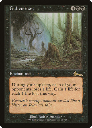 Subversion [Urza's Legacy] | GnG Games