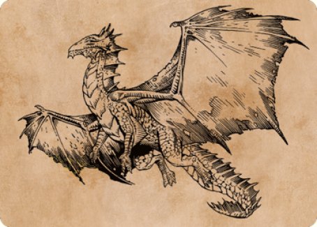 Ancient Bronze Dragon Art Card (58) [Commander Legends: Battle for Baldur's Gate Art Series] | GnG Games