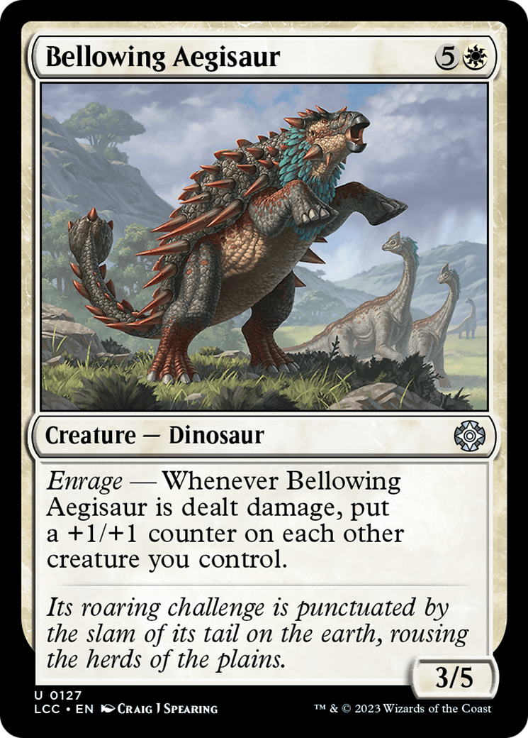 Bellowing Aegisaur [The Lost Caverns of Ixalan Commander] | GnG Games