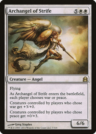 Archangel of Strife [Commander 2011] | GnG Games